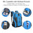 36L Outdoor Backpack Waterproof Daypack Travel Knapsack