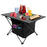 Foldable Camping Table With Storage Basket Rustproof Portable Aluminum Alloy Roll-Up Camping Table With Carrying Bag For Camping Hiking BBQ Picnic Fis