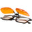 Night-time Flip-up Clip-on Blue Light Blocking Glasses