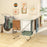 Folding Clothes Drying Rack with Adjustable Wings for Indoor and Outdoor Use