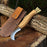 Forged Mushroom Knife with Brush, 6.5 cm (2.56 inches)