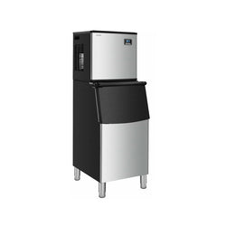 353lbs/24H Commercial Ice Maker with 198lbs Bin