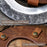 Hand-Forged 2-Piece Garden Sickle Set with Leather Sheaths