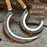 Hand-Forged 2-Piece Sickle Set with Leather Sheaths