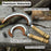 Hand-Forged 2-Piece Sickle Set with Leather Sheaths