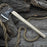 Hand-Forged Bushcraft Hatchet with Leather Back Sheath, 0.74 kg (1.63 lb)