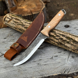 Hand-Forged Bushcraft Knife, 12 cm (4.72 inches)