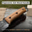 Hand-Forged Camping Knife, 12.5 cm (4.9 inches)