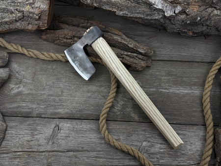 Hand-Forged Carpenter's Axe with Belt Loop, 0.84 kg (1.85 lb)