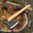 Hand-Forged Carpenter's Axe with Leather Sheath, 0.84 kg (1.85 lb)