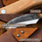 Hand-Forged Knife for Mushroom Foraging, 8 cm (3.15 inches)