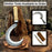 Hand-Forged Small Sickle – 9 cm (3.54 inches) Blade with Leather Belt Attachment