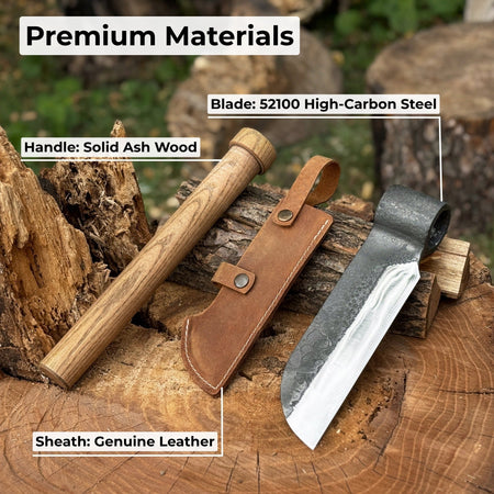 Hand-Forged Splitting Froe, Blade - 15.5 cm (6.1 inches)