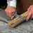 Hand-Forged Yakut Blade with Leather Sheath, 10 cm (3.93 inches)