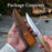Hand-Forged Yakut Knife with Leather Sheath, 9.5 cm (3.74 inches)