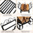 Firewood Rack Decorative Rustproof Steel Fireplace Log Holder with Wheels