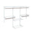 Adjustable Wall Mounted Closet Rack System with Shelf