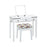 Vanity Dressing Table Set with Flip Top Mirror and 3 Drawers