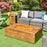 2 Piece Outdoor Propane Fire Pit Table Set
