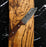Hand forged Damacus steel/ seax-style blade/ bushcraft knives / camping gear