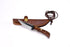 E3 Carbon 1080 neck knife with forged scales, MINI /ROSEWOOD GRIP BY TITAN TC-003