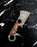 EDC Mini Cleaver/ Handmade Damascus Steel/ Bushcraft knife/ Tactical handle with finger hole