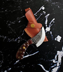 Titan Brisk skin- Custom/ Hand forged/ Ulu inspired blade/ EDC