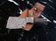 EDC Mini Cleaver/ Handmade Damascus Steel/ Bushcraft knife/ Tactical handle with Dyed Bone Handle TD-231
