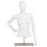 Female Mannequin Torso Adjustable Height with Metal Stand
