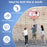 Large Wall Mounted Basketball Hoop with Shatter-proof Backboard
