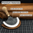 Leather Round (Half Moon) Knife, 10.5 cm (4.1 inches)