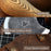 Leather Round (Half Moon) Knife, 10.5 cm (4.1 inches)