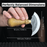 Leather Round Knife, 10 cm (3.9 inches)
