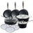 Ceramic Nonstick Cookware Set, 12-Piece