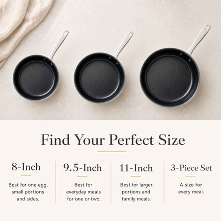 5-Ply Nonstick Stainless Frying Pan