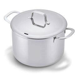 5-Ply Stainless Stock Pot with Lid, 7-Qt