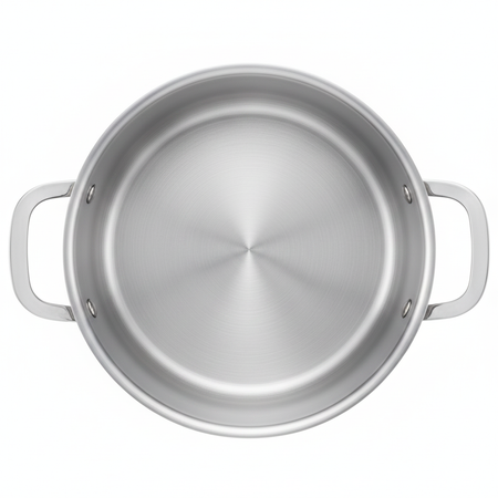 5-Ply Stainless Stock Pot with Lid, 7-Qt