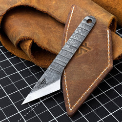 Marking Knife Kiridashi with leather sheath, 4 cm (1.57 inches)