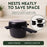 5-Piece Stackable Ceramic Nonstick Set