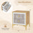 Nightstand with 2 Pull-out Drawers for Living Room Bedroom