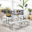Portable Folding Camping Table with Carrying Handle