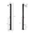 7.2 Feet 9.3 Gallon Solar Heated Shower with Adjustable Head and Foot Tap