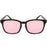 Night-time FL-41 Rose Blue Light Blocking Glasses - Black
