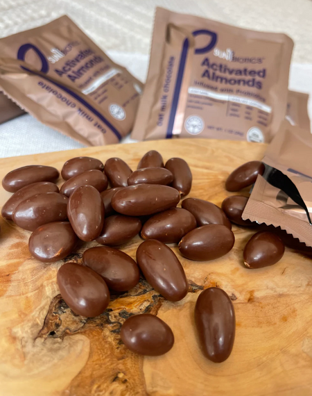 Sunbiotics Activated Almonds - Oat Milk Chocolate 1 oz (28g)