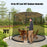 9 -10 Feet Outdoor Umbrella Table Screen Mosquito Bug Insect Net