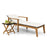 Outdoor Chaise Lounge Chair Rattan Patio Recliners with Armrests