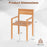 Outdoor Patio Dining Teak Wood Armchair