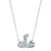 Dog Love Silver Chain Necklace