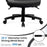 Big & Tall 400lb PU Leather Massage Office Chair-Black