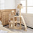 Multi-Level Cat Tree with Sisal Scratching Post-Beige